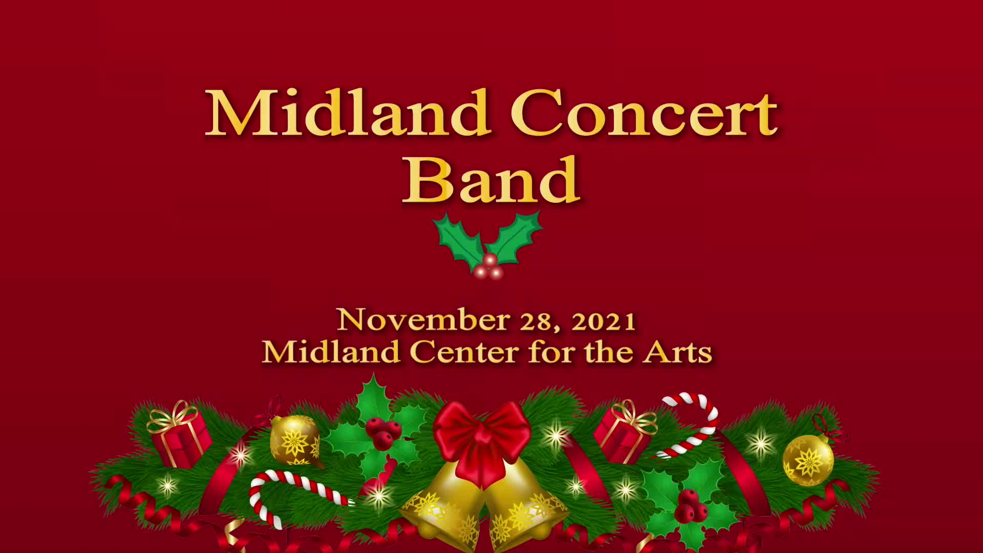 Thumbnail image for Midland Concert Band Holiday Concert 2021