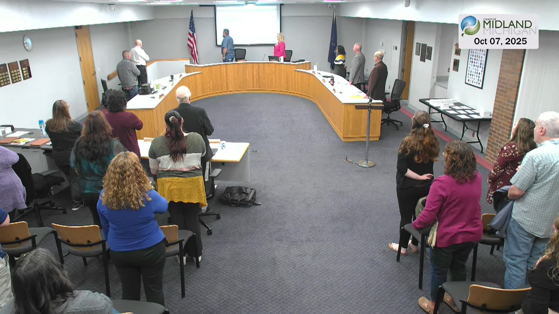 Midland County Board of Commissioners Meeting 10/7/25